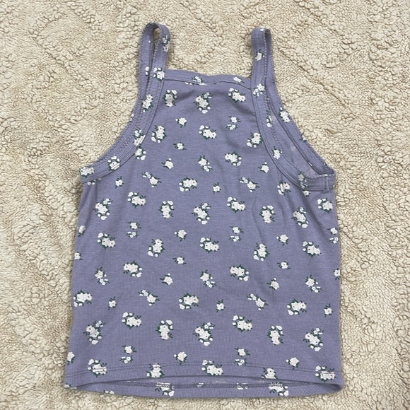 Wild Fable Purple Floral Tank Top - Picture 3 of 4